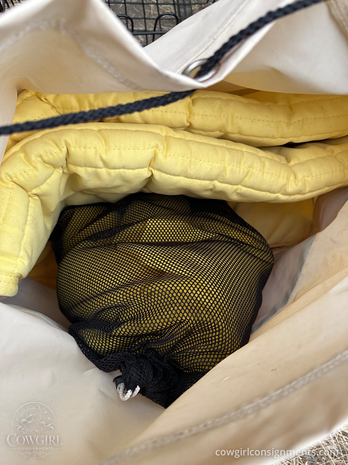 ANKY Yellow Dressage Show Set, 2 Pads + Wraps, photo 3