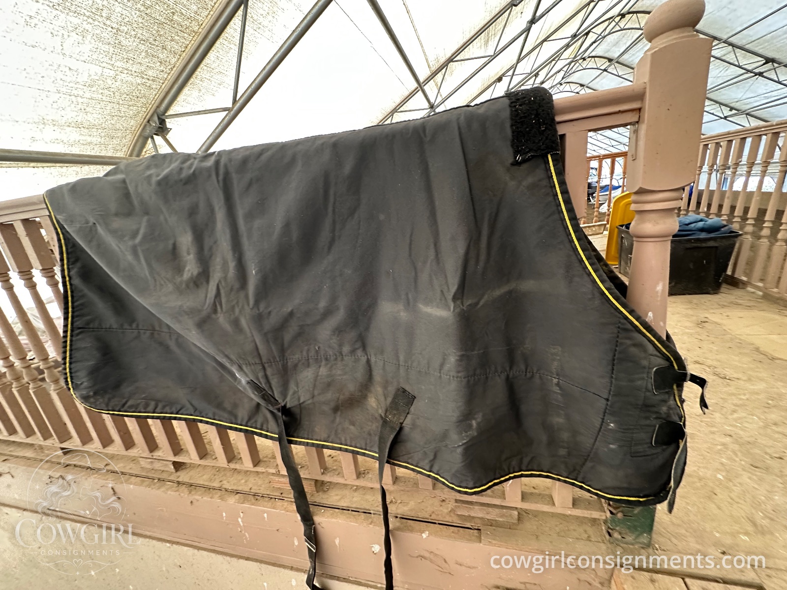 Black Stable Blanket, 70", photo 2