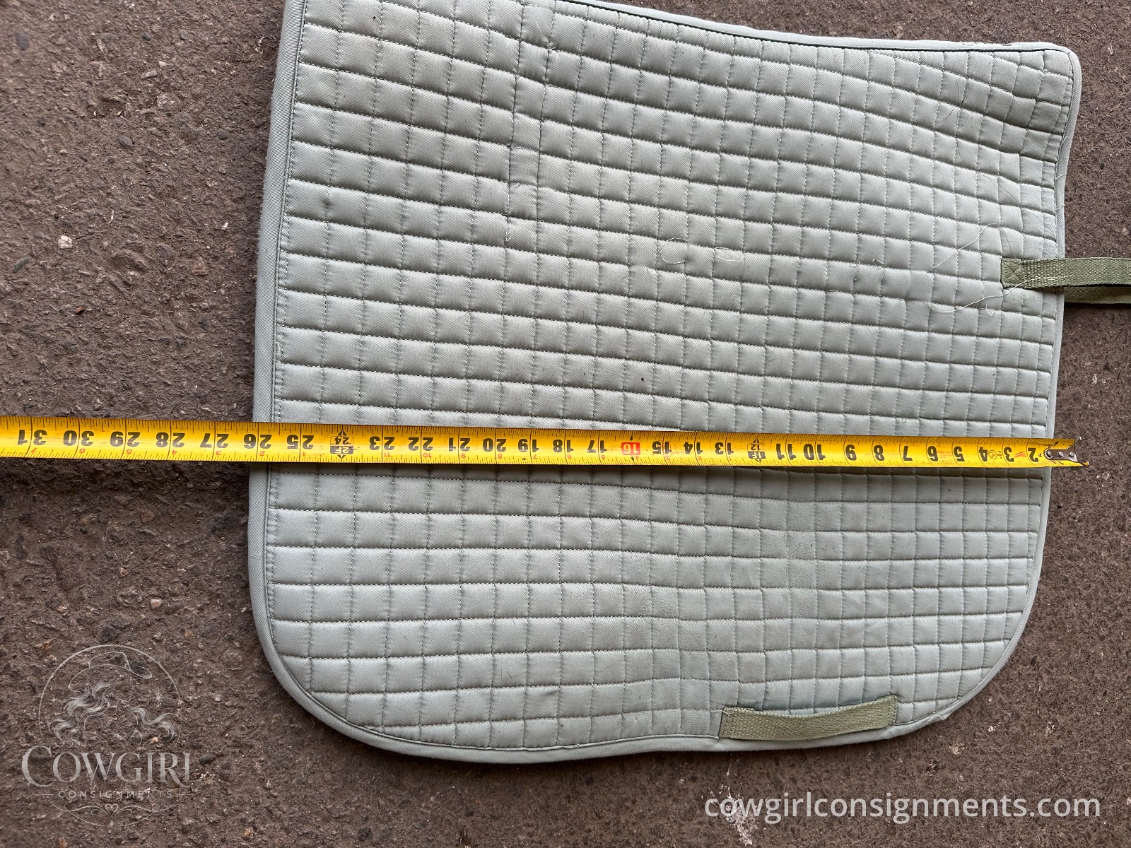 Dressage Saddle Pads, Light Blue, Pair Of 2, photo 3