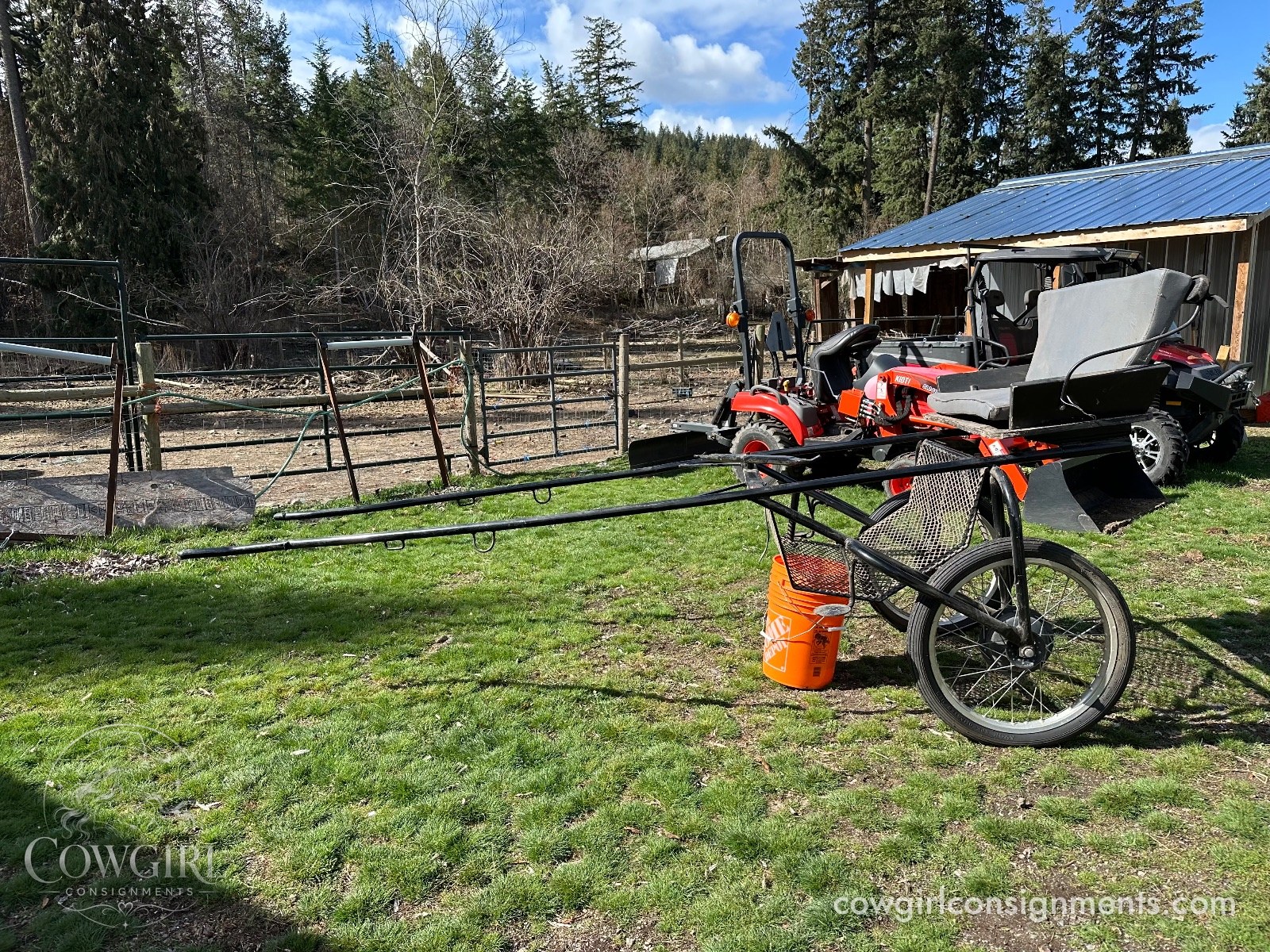 Easy Entry Horse Cart, Cob Size, photo 4