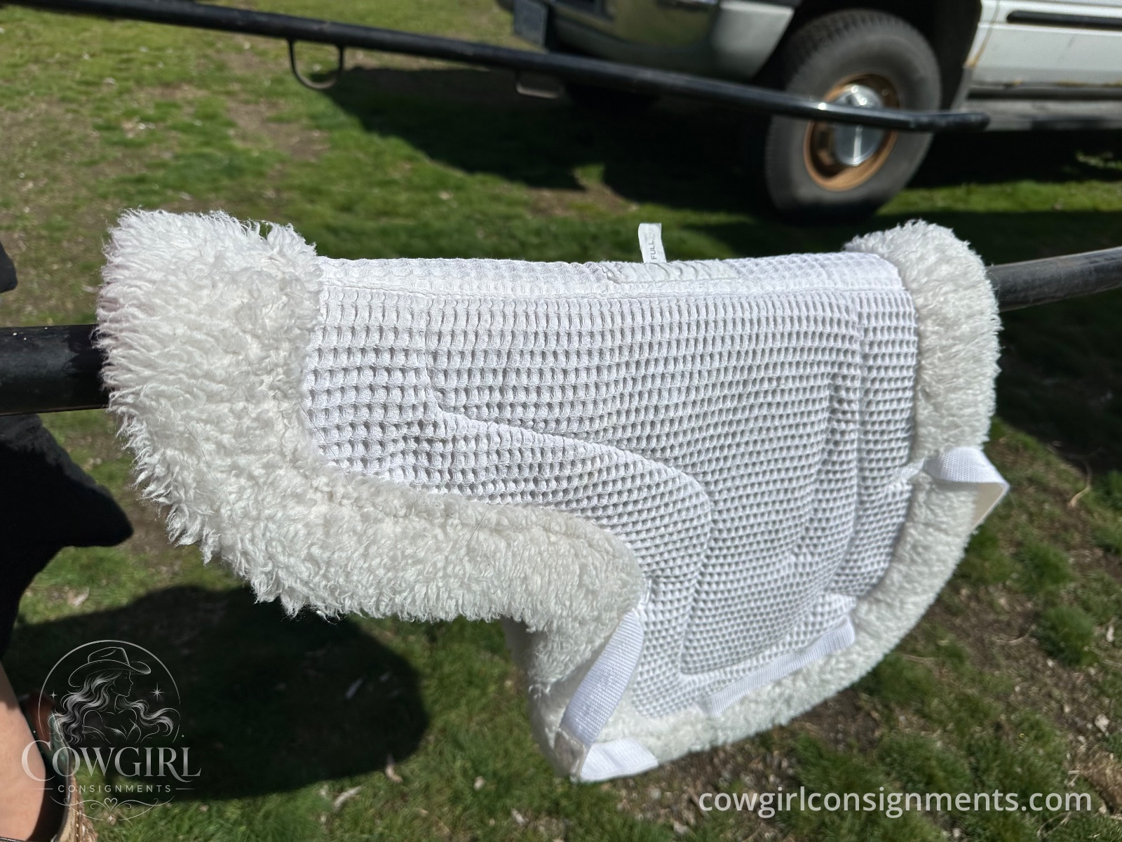 Fleece-Lined English Saddle Pad, Full Size