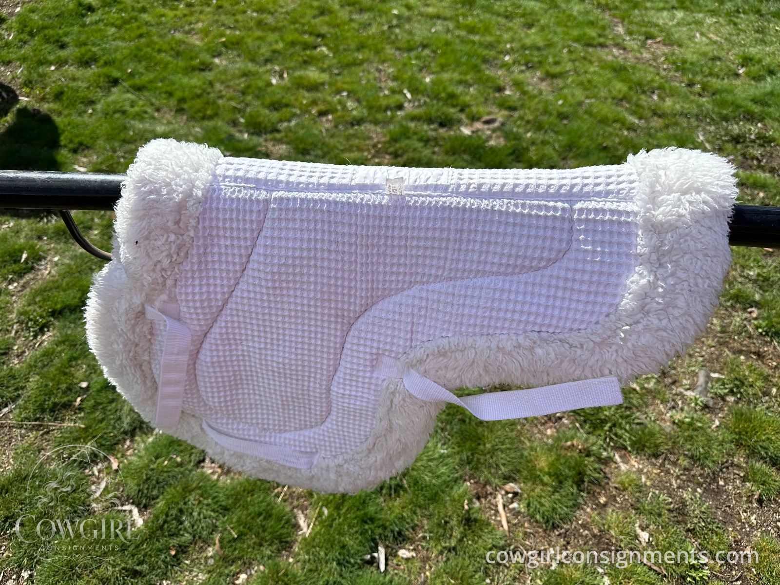 Fleece-Lined English Saddle Pad, Full Size, photo 2