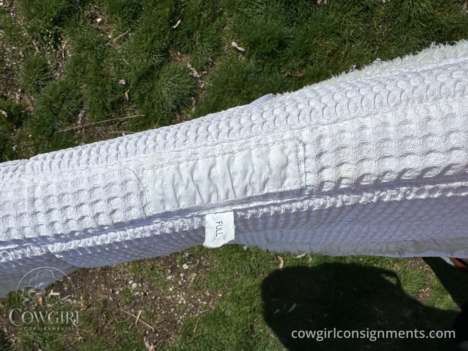 Fleece-Lined English Saddle Pad, Full Size, photo 3