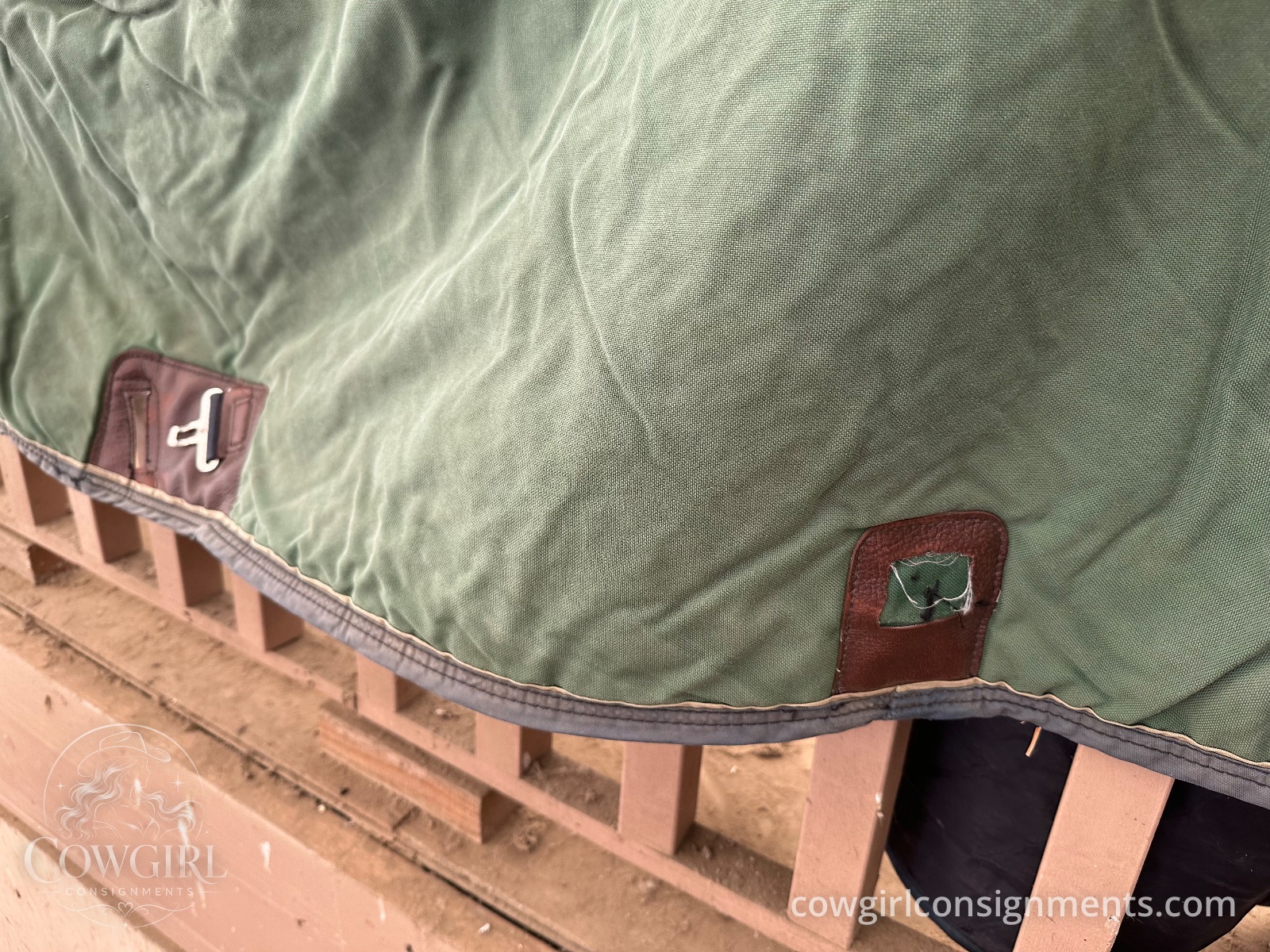 Heavy Canvas Winter Horse Blanket, 76", photo 4