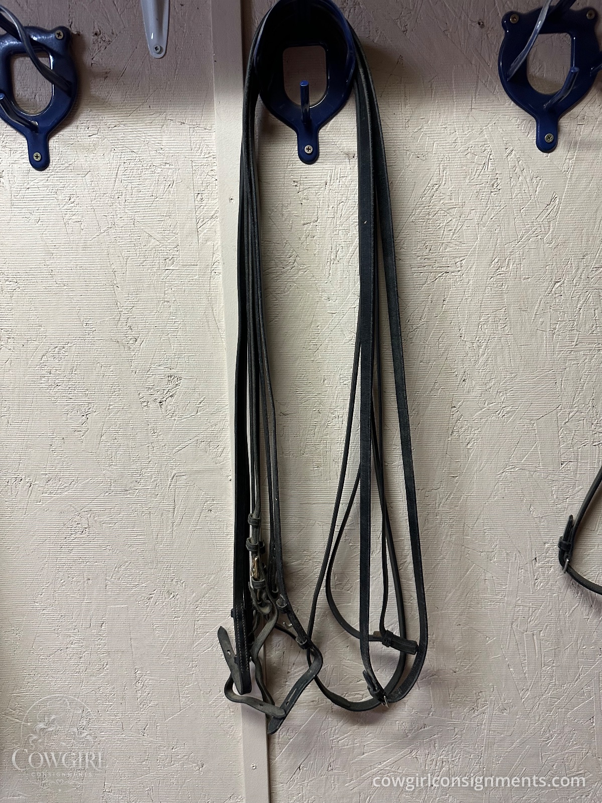 Leather English Reins, Lot Of 3 Sets
