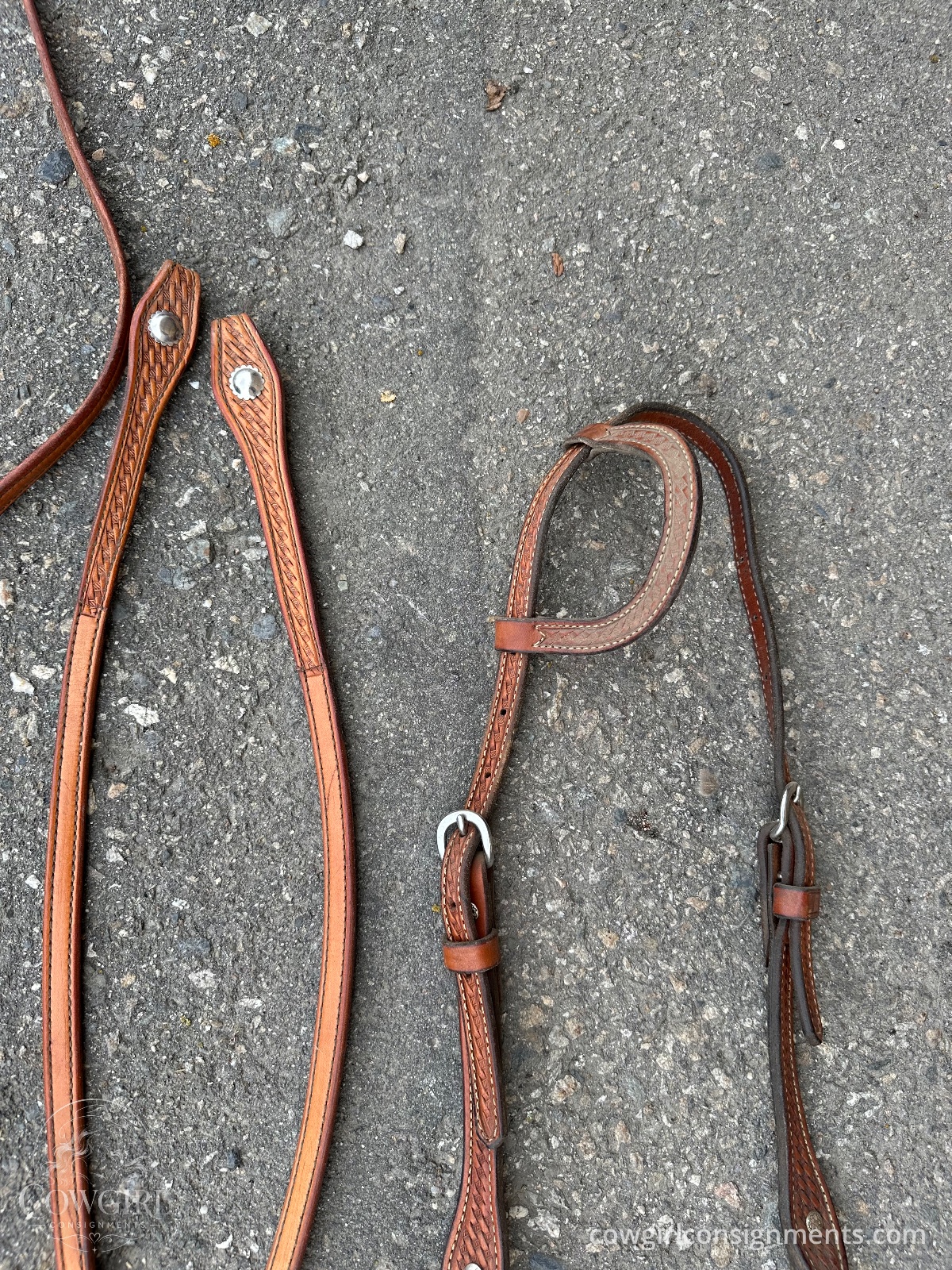 One Ear Headstall With Split Reins, photo 2