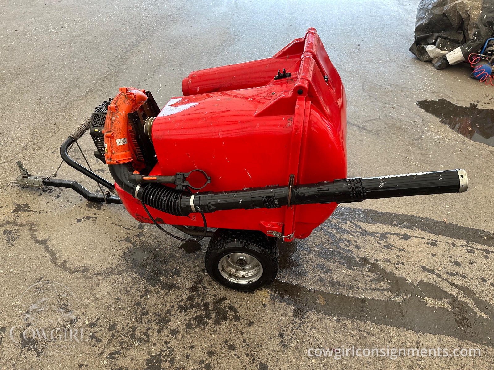 Paddock Cleaner, Tow-Behind Manure Vacuum