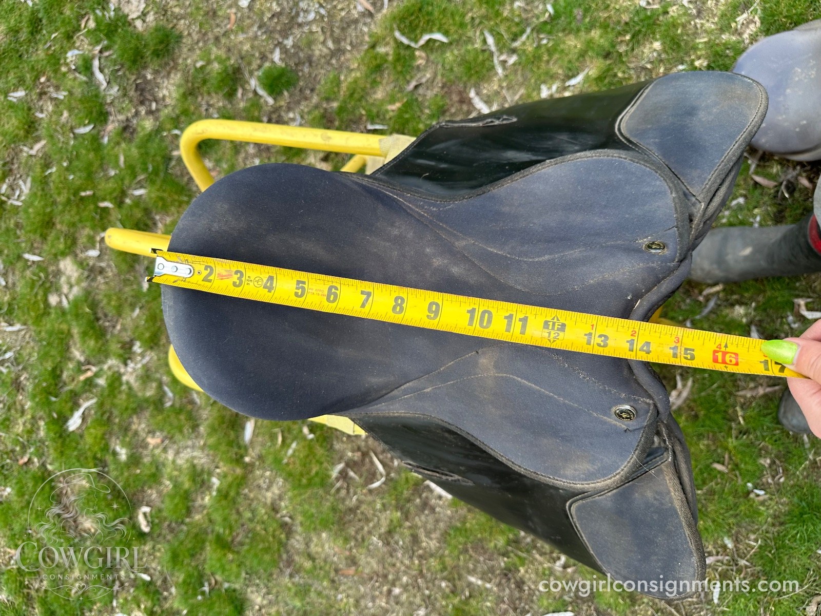 Riviera Synthetic All Purpose English Saddle, photo 3