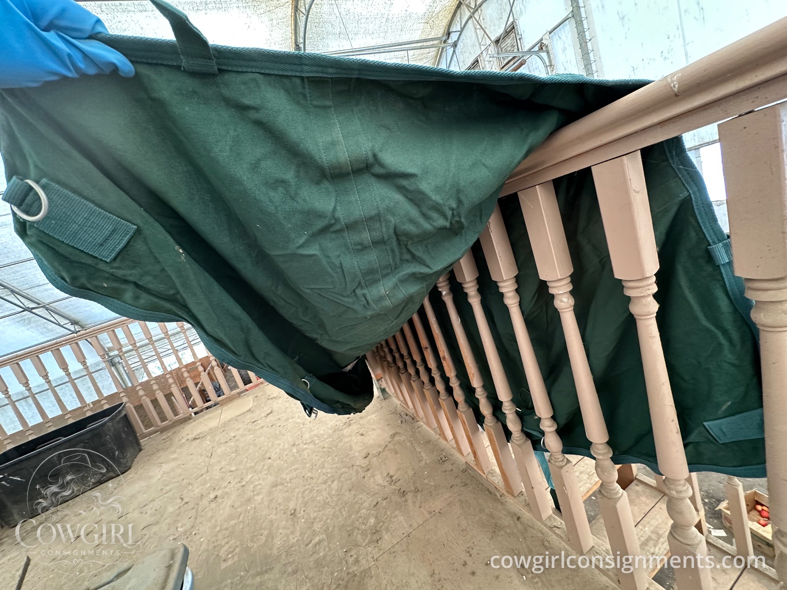 Shedrow Stable Sheet, 78", Hunter Green, photo 4