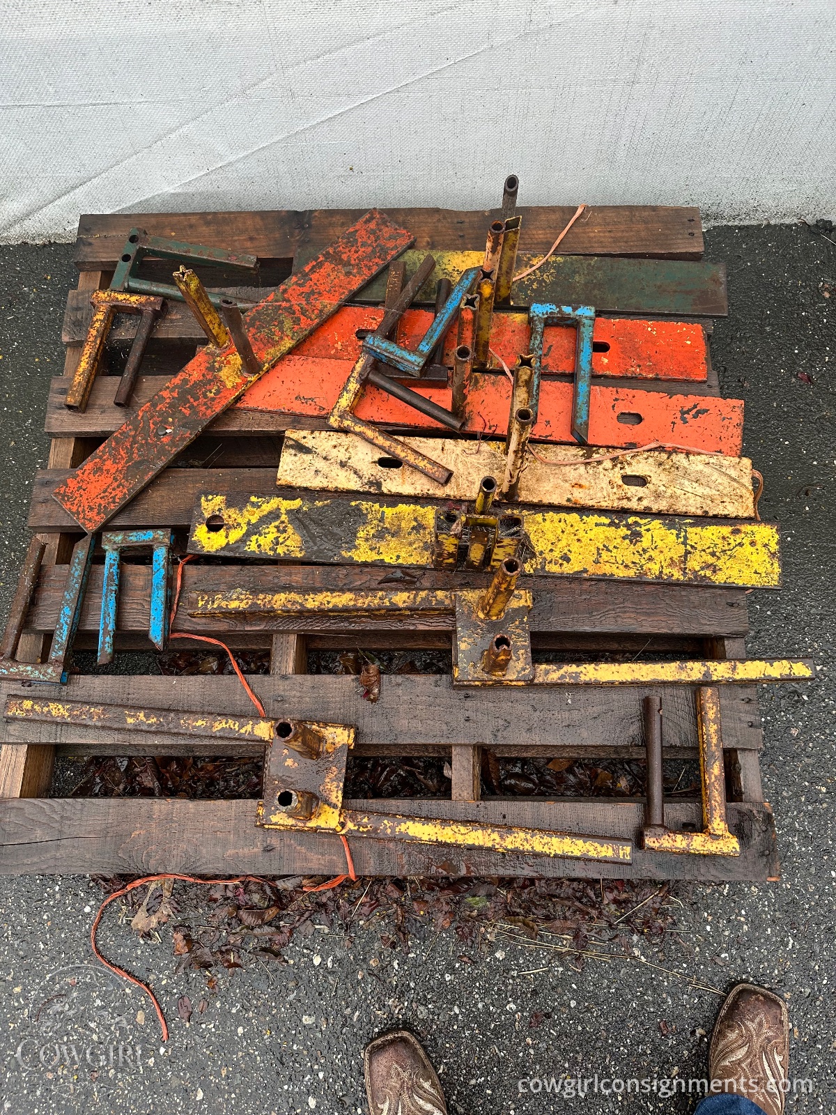 Temporary Fence Panels, Set Of 9 With Hardware (76" X 122"), photo 2